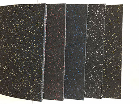 健身房地板展示